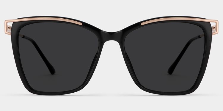 Krystle Square Black Glasses