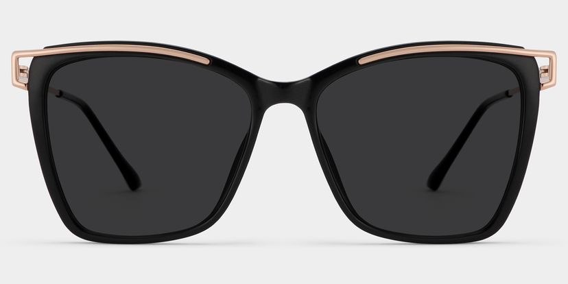 Krystle Square Black Glasses