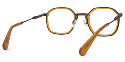 Collette Geometric Yellow Glasses3