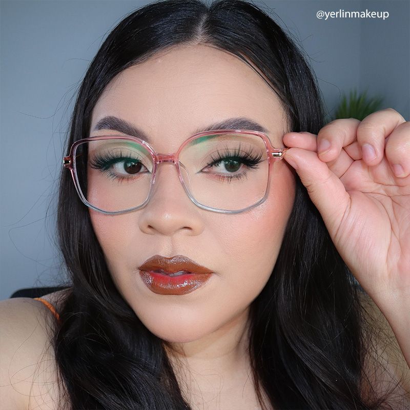 Payton Geometric Pink-Blue Glasses