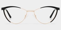 Sydney Cat Eye Black Glasses1