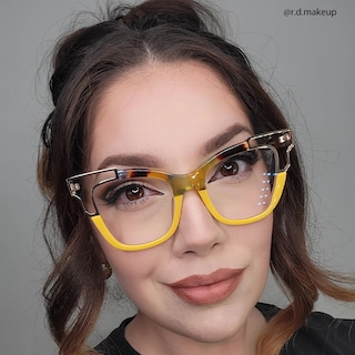 Rhoden Cateye Yellow Glasses12