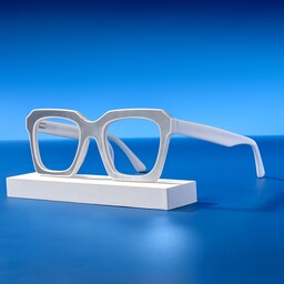 Rochester Square White Glasses0