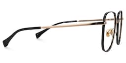 Rashida Square Black Glasses2