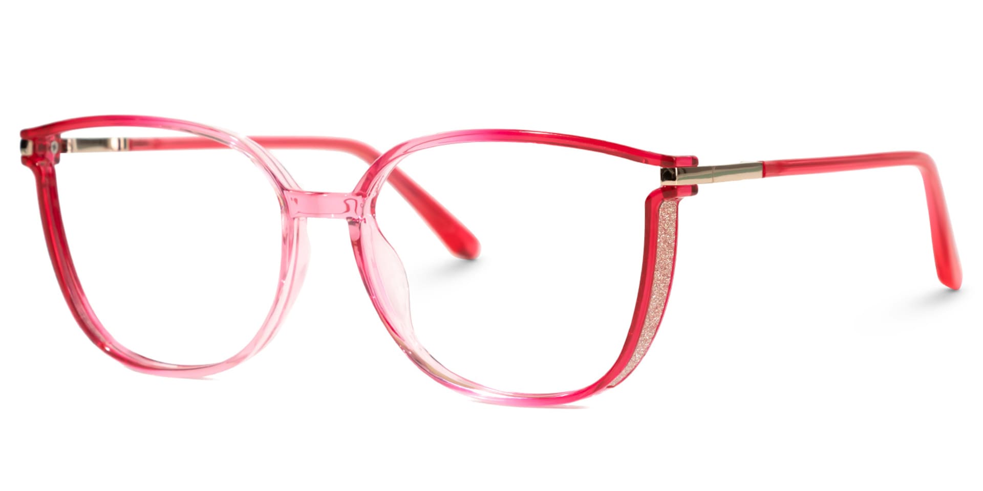 Rodz Square Red Eyeglasses and Thin Glasses Frames1
