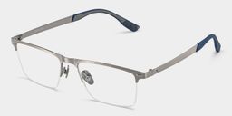 Brock Browline Silver Glasses5