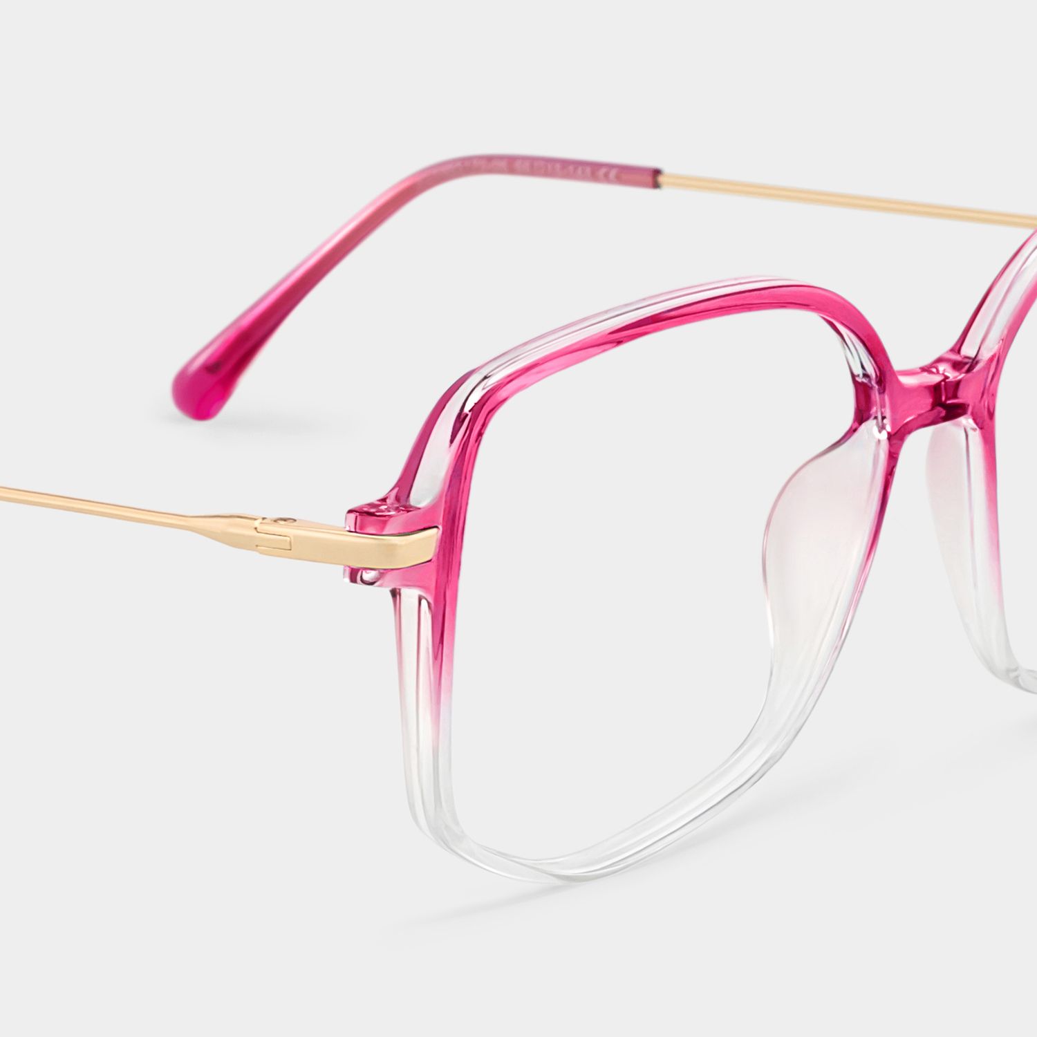 Payton Square Geometric Ombre Frame Glasses | Zeelool4