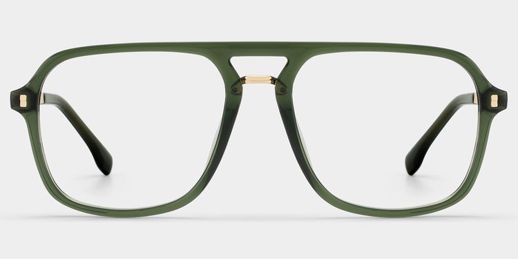 Kilworth Aviator Green Glassess