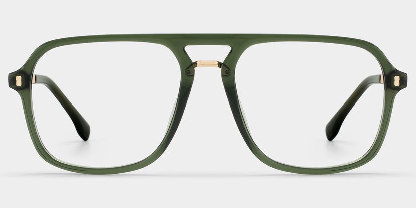 Kilworth Aviator Green Glassess
