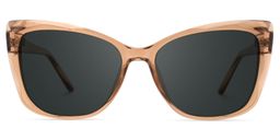 Farris Square Brown Glasses0