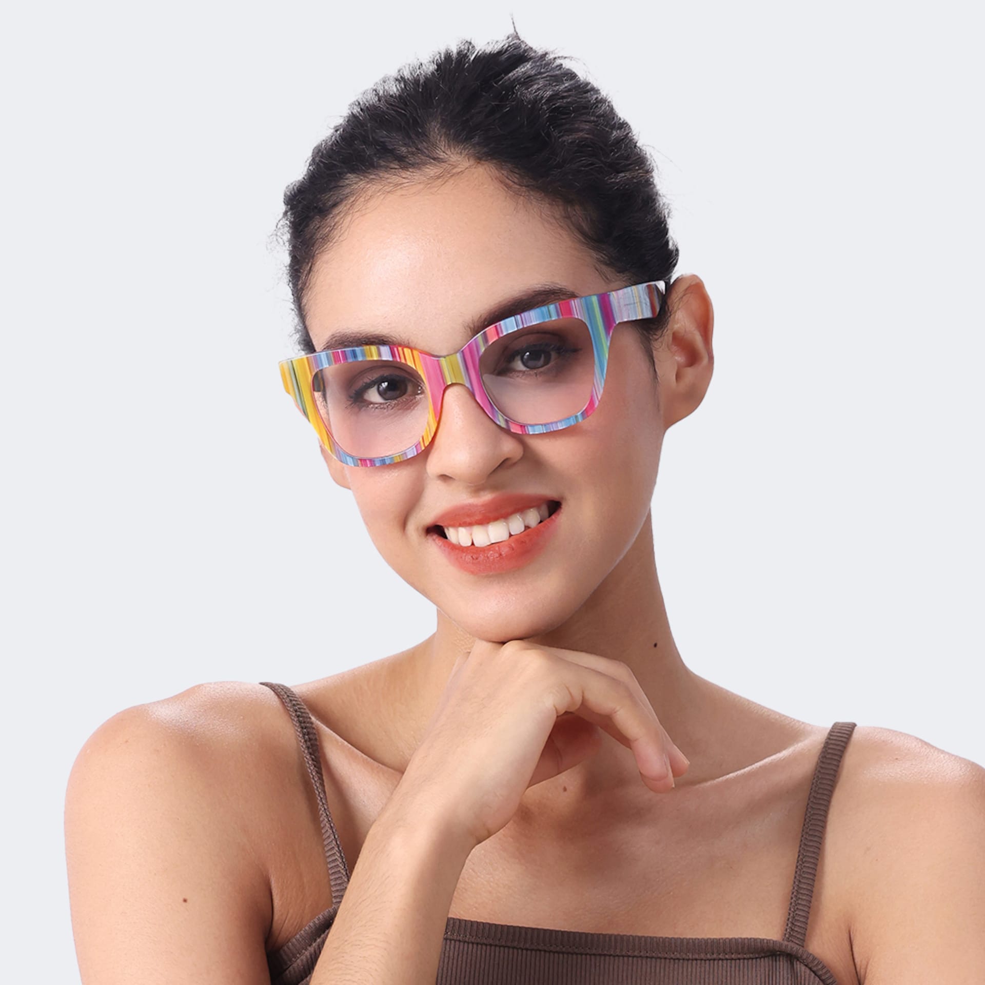 Nereyda Candy Color Eyeglasses Skittles | Zeelool5