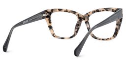 Tessia Square Tortoise Glasses5
