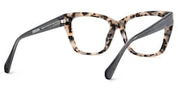 Tessia Square Tortoise Glasses5