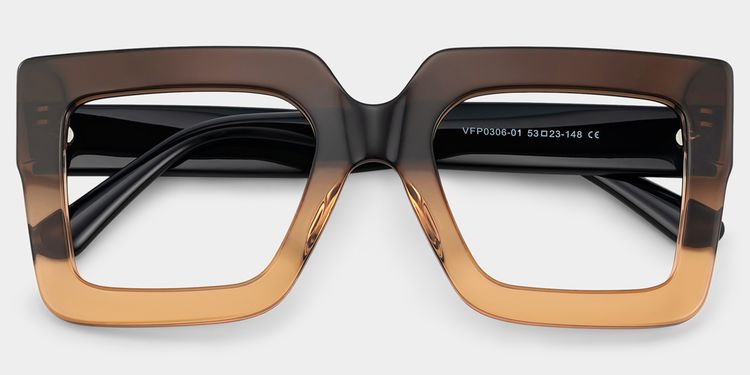Brandon Square Tawny Glasses