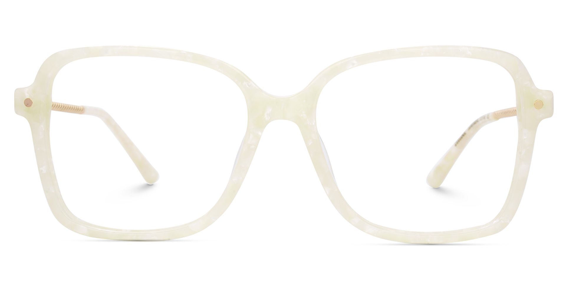 Thin Frame Square Glasses With White On Sale0