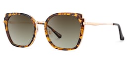 Murcia Square Tortoise Sunglasses2