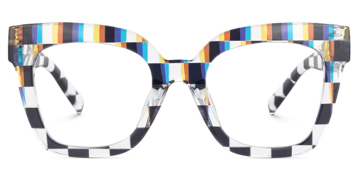 Malcolm Square Multicolor Geek Chic Glasses14