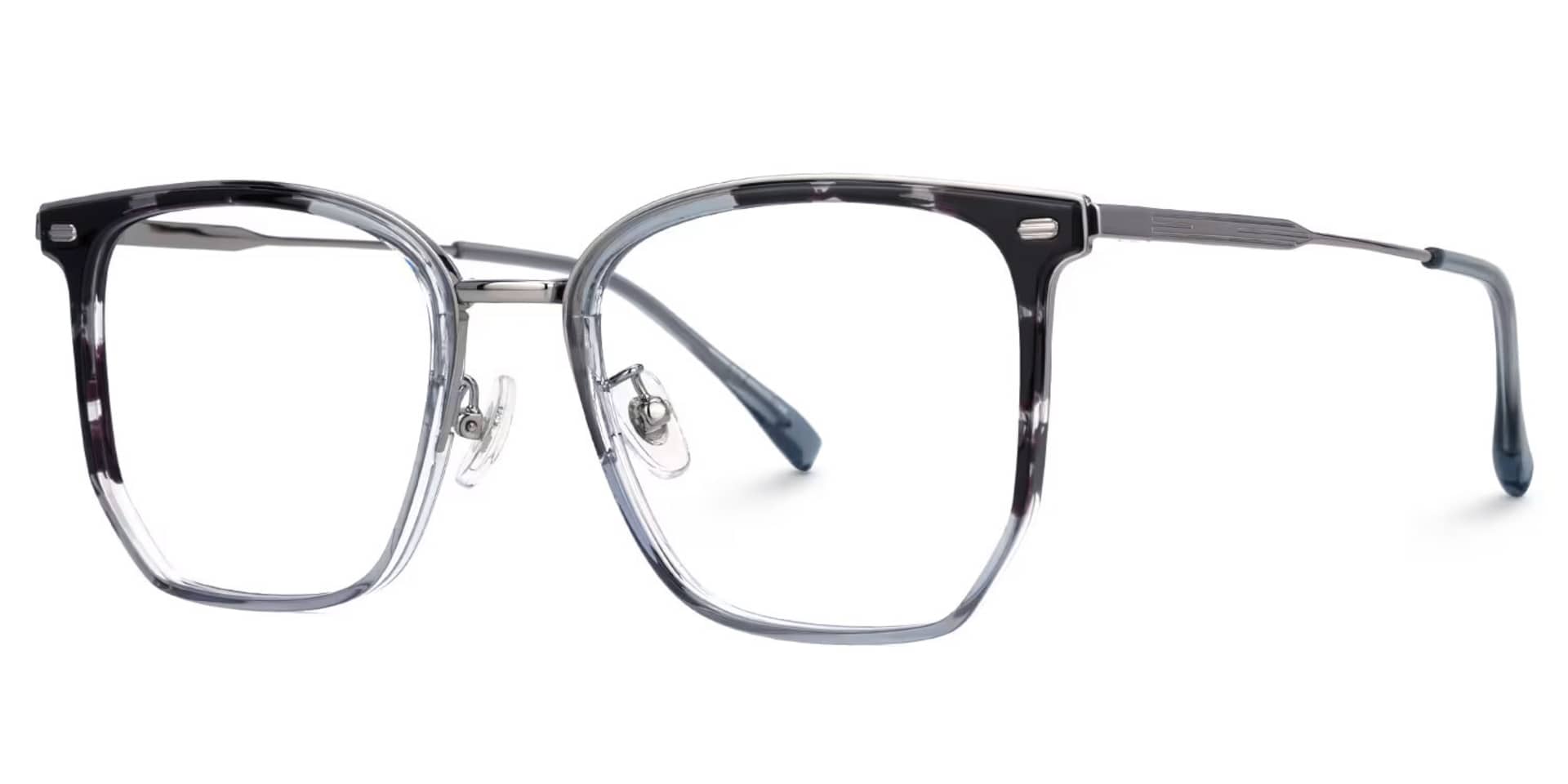 Roque Mixed-material Geometric Tortoise Frame Glasses | Zeelool1