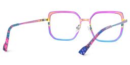 Maverick Multicolor Square Glasses5