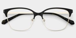 Vera Browline Black Gold Glasses2