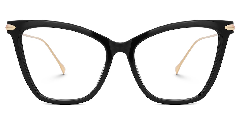 Hilary Butterfly Black Glasses