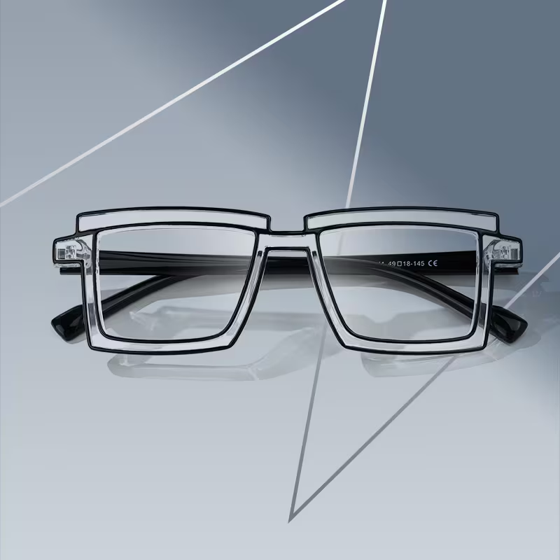 Zephyr Rectangle Clear Glasses