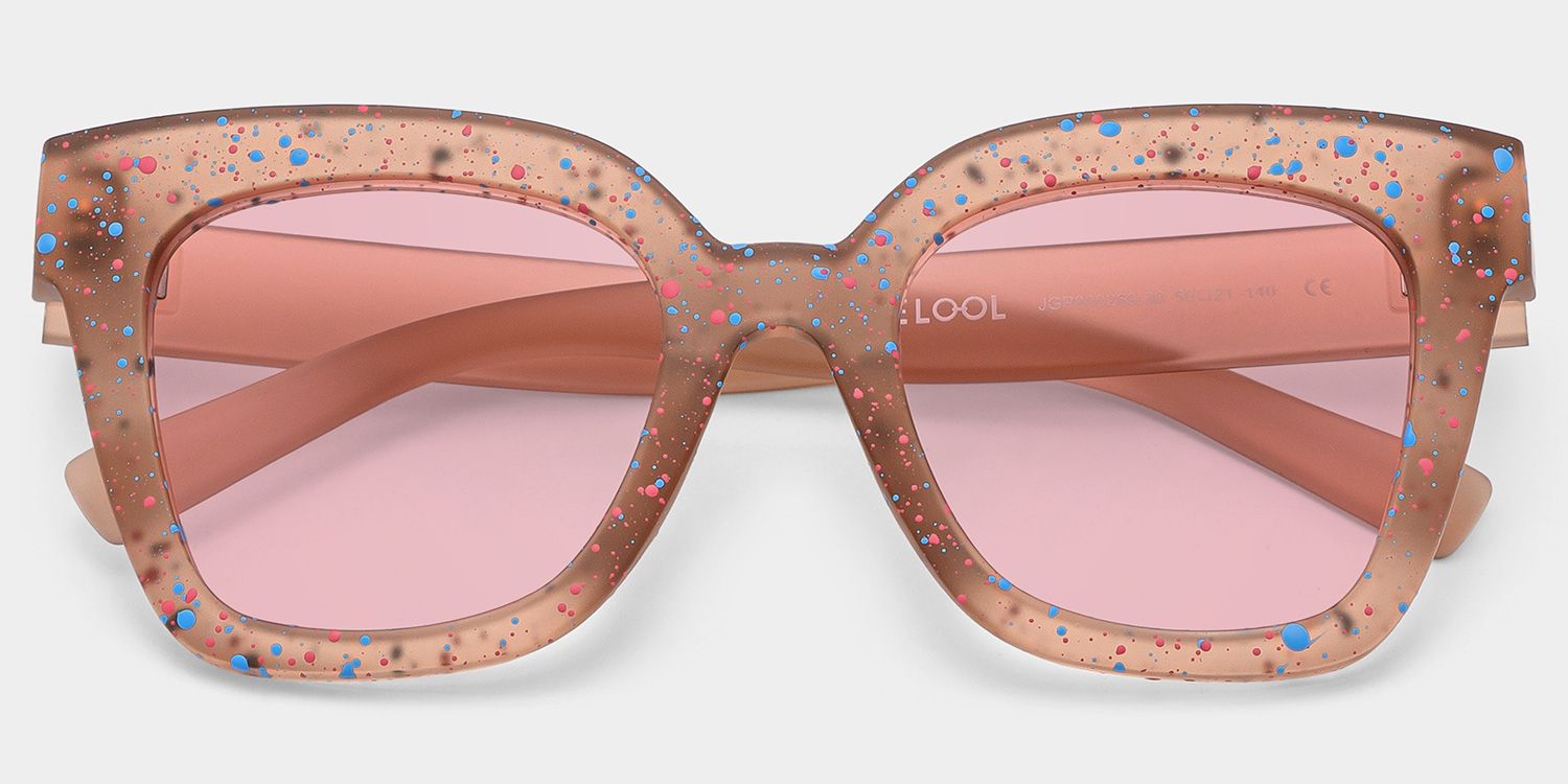 Malcolm Large Square Nerdy Glasses with Matte Brown