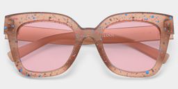 Malcolm Square Matte Brown Sunglasses1