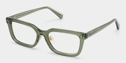 Remy Green Rectangle Glasses3