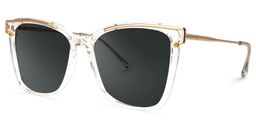 Krystle Square Clear Glasses1