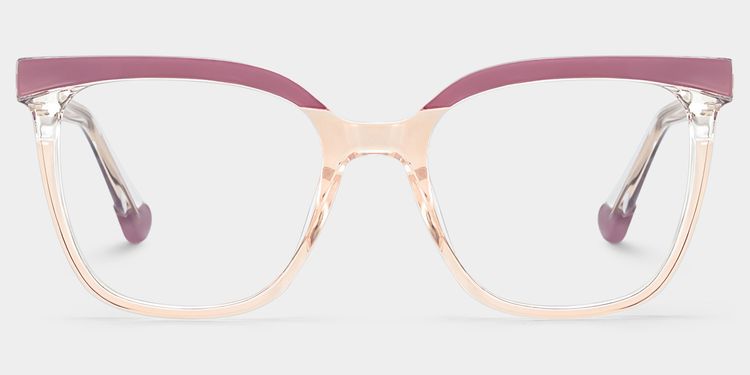 Tawana Square Purple Glasses