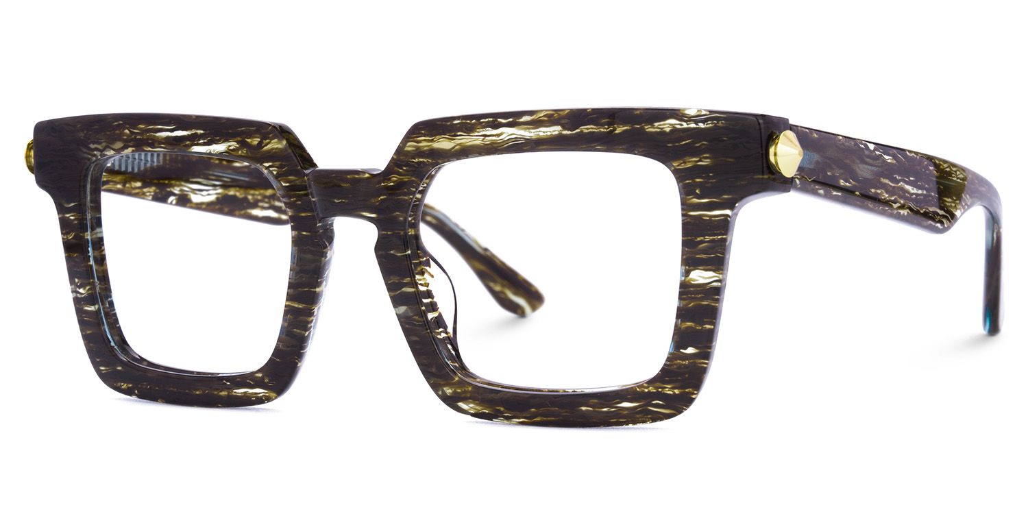 Ruthann Eco Acetate Brown Glasses For Men | Zeelool2