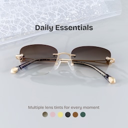 Seth Rectangle Gold Glasses0