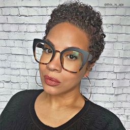 Denis Cat Eye Black Glasses8