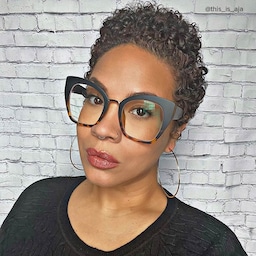 Denis Cat Eye Black Glasses9