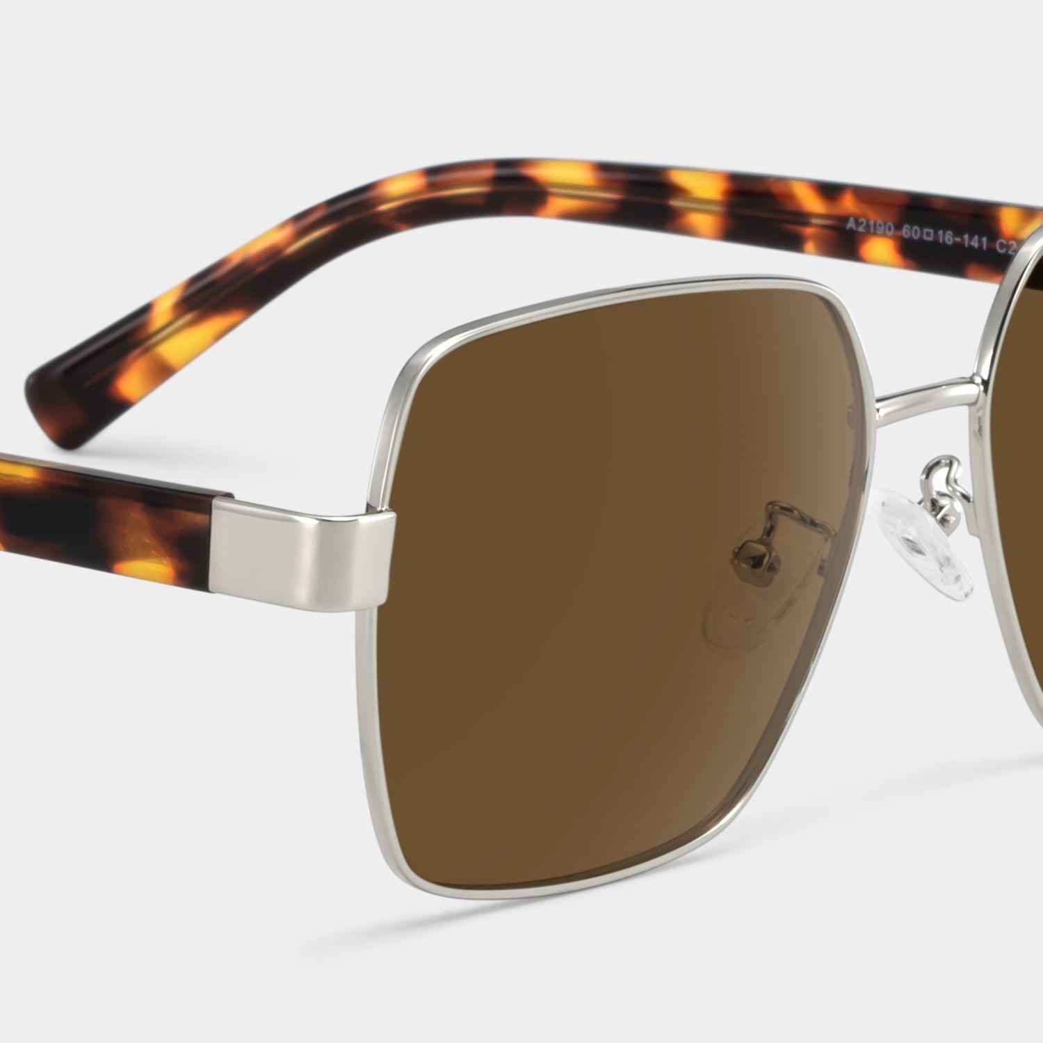 Sahara brown Frame Polarized Sunglasses with square Style Online | ZEELOOL5