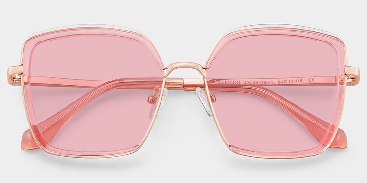 Cordaro Square Pink Glasses