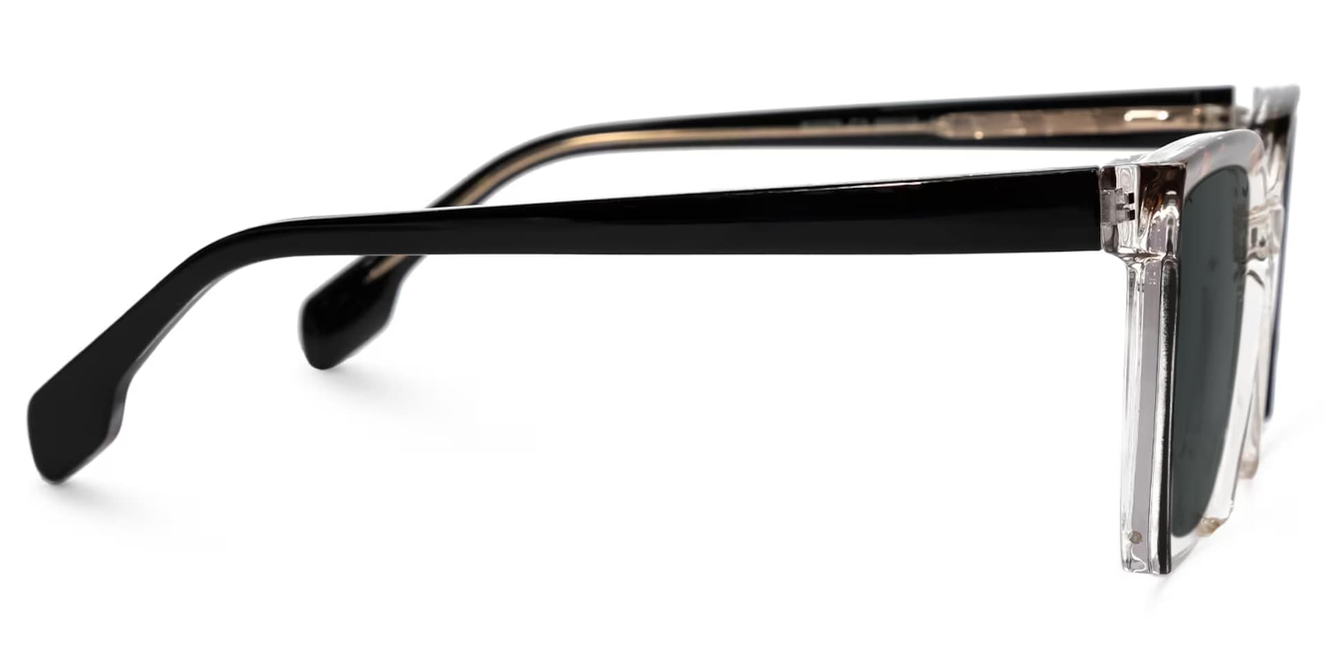Misty Square Black Sunglasses | Zeelool Glasses2