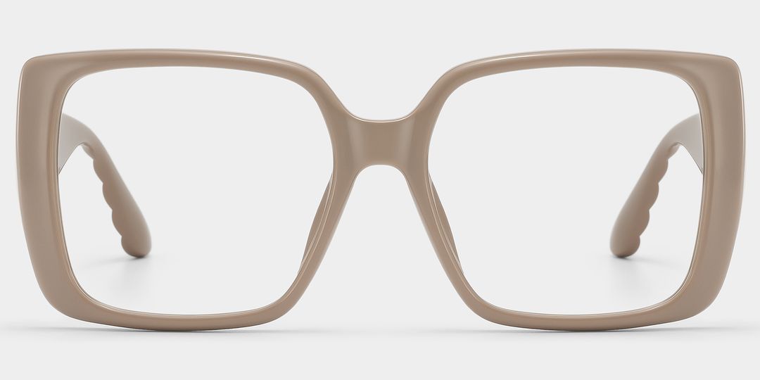 Maya Brown Square Glasses