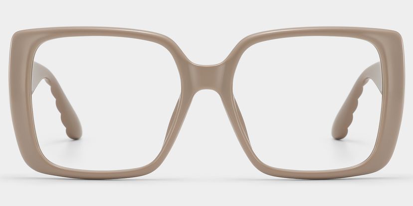 Maya Brown Square Glasses