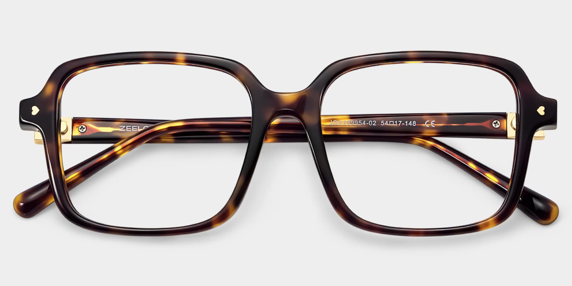 Talia Tortoise Frame Glasses with Square Frame Online | ZEELOOL4