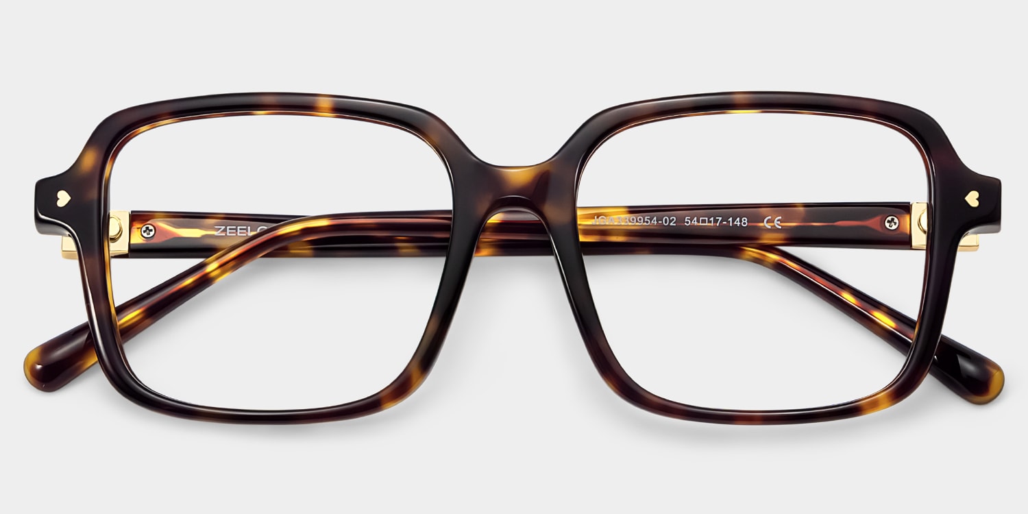 Talia Square Tortoise Glasses4