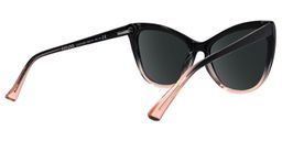 Shelby Black-Pink Cat eye Sunglasses3