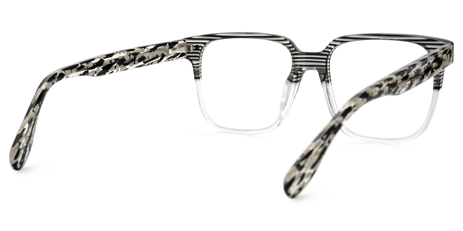 Laidlow Square Black Crystal Glasses4