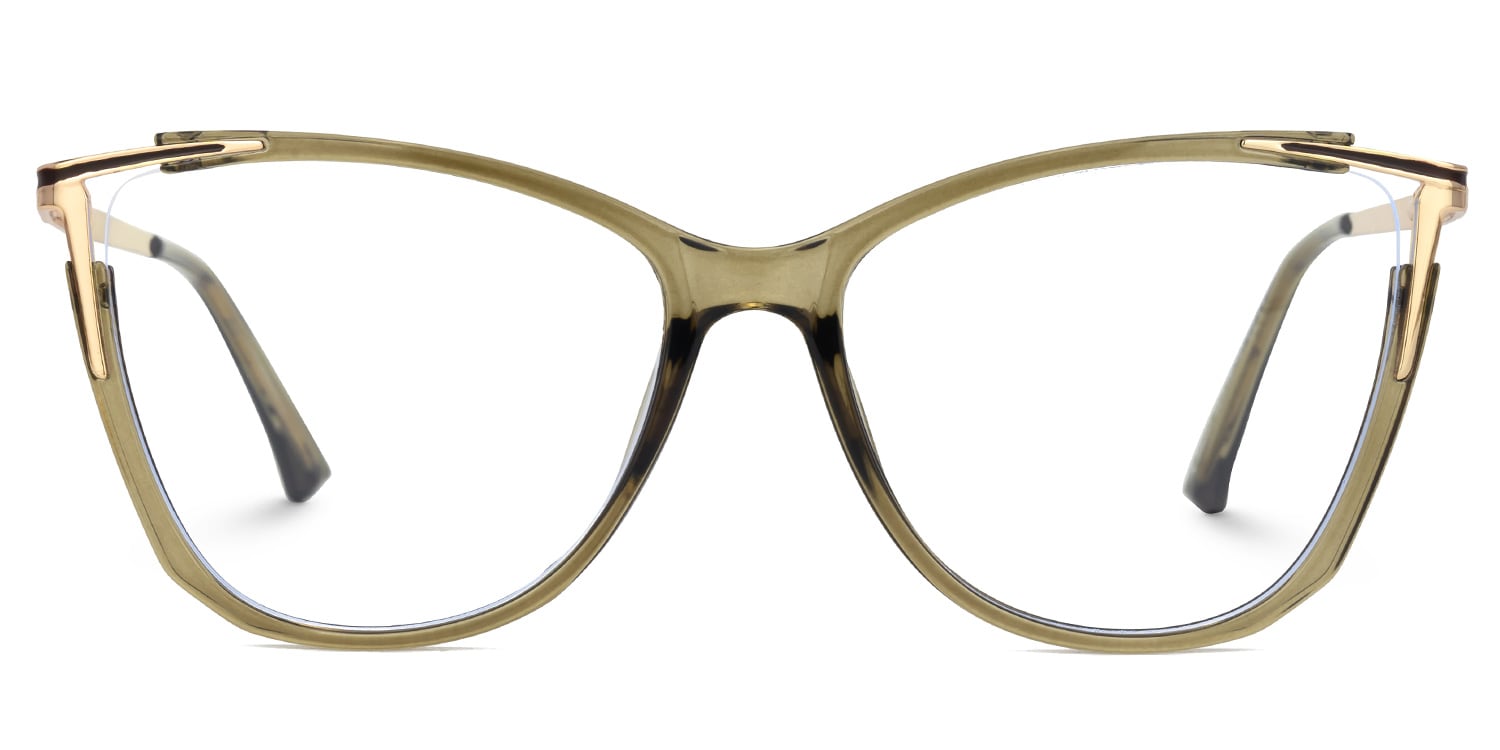 Losier Cateye Green Glasses0