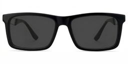Osvaldo Rectangle Black Glasses0