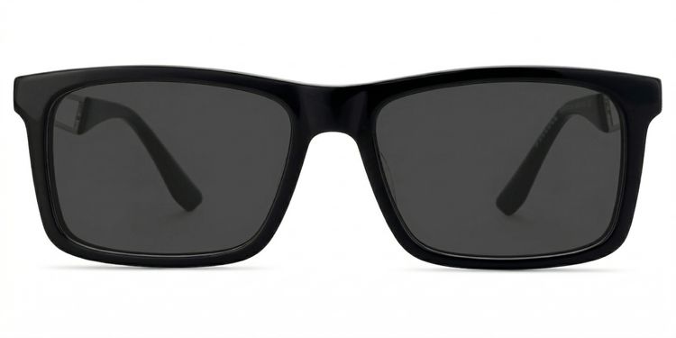 Osvaldo Rectangle Black Glasses