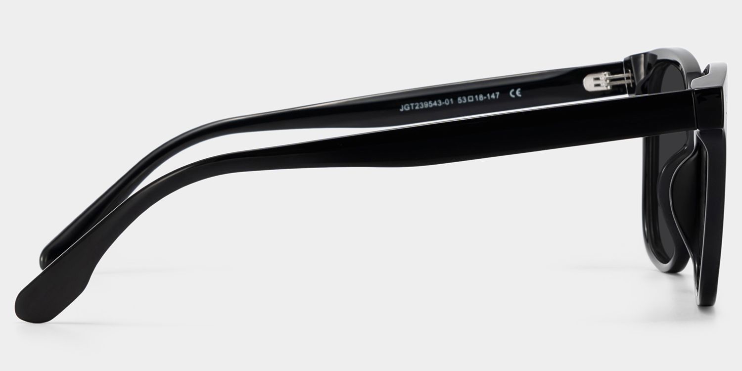 Oglesby Black Square Polarized Sunglasses for Driving | ZEELOOL3