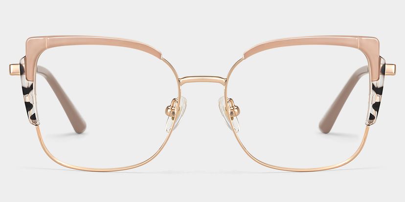 Jesmin Square Khaki Tortoise Glasses