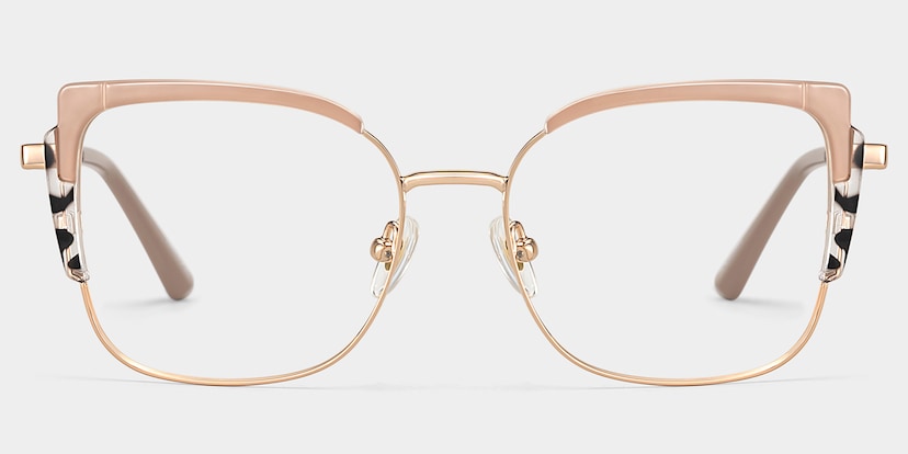 Jesmin Square Khaki Tortoise Glasses